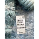 Alfani NWT! Teal Romance Antique White Textured Acrylic Wool Blend Sweater XL Photo 3