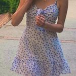 Blue mini floral dress Size 6 Photo 0