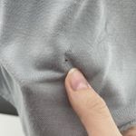 Ed Hardy  XS Christian Audugigier T-Shirt Asymmetrical Short Sleeve Gray Floral Photo 5