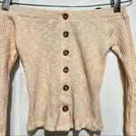 Forever 21 knit top cold shoulder rib knit sweater :Box001: Photo 3