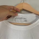 Eddie Bauer Classic White Long Sleeve Tee Neutral Casual Minimalist Basic XL Photo 1