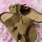 UGG ‎ Suede Bow Slip On Mules Slides Loafers Casual Shoes Photo 5