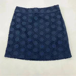Vineyard Vines  Women’s Eyelet Skirt Dark Blue Size 2 Photo 1