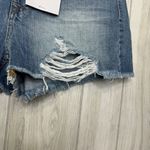 NWT KanCan Marie High Rise Stretch Mom Shorts Distressed Cutoff Raw Hem M Medium Photo 8