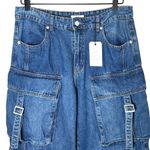 Forever 21 NWT Women’s Bratz Collaboration Wide Leg Cargo Jeans Size 30 Photo 3