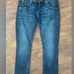 Hudson Jeans Hudson Beth Mid-Rise Baby Bootcut Jean Medium Wash  Button Flap Pockets Size 25 Photo 0