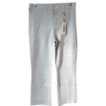 L'Agence NWT L’ Agence Kendra High Rise Crop Flare Ice Water Coated Wash Size 30 Photo 1