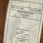 Roxy Brown Faux Leather Hobo Shoulder Bag Purse Photo 12