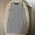 Vintage Sleeveless‎ Houndstooth Dress Black Size 10 Photo 1