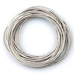 Boutique NEW Platinum Plated‎ Silver Guitar String Bracelets Stackable Boho, Stretchy Photo 1