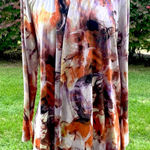 Essentials by Milano Waterfall Tunic Cardigan Purple Size M Photo 0