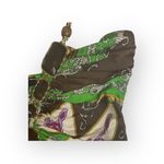 aso TV’s 90210  new Sky  Jewel Neck Bold Print Silk Halter Top  Braided Strap Pink Size XS Photo 6