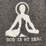 “Dog is my Zen” Tunic Hoodie Black Photo 2
