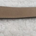 Belts by Simon Vintage Cream Leather Belt Sz S Photo 7
