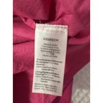 J Crew Linen Button Back Dress Fuschia Pink XXS Preppy Old Money Classic Pockets Photo 4