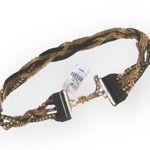 LF new ♐︎ Streets Ahead ♐︎ Twisted Multi Chain Leather Belt ♐︎ Black + Gold ♐︎ Photo 0