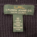 Ralph Lauren 🌺 JEANS CO. STRIPPED WAFFLE KNIT LONG SLEEVE TOP SIZE XS🌺 Photo 4