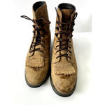 Ariat Heritage Size 6B Lacer II Kiltie Roper Brown Leather Boots Women's EUR 36 Photo 2