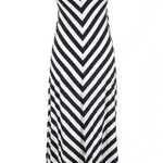 Anthropologie | Saturday Sunday | Navy Stripe Smocked Maxi Chemise Dress Size XS Photo 2