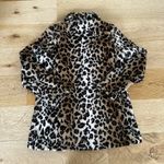 Karen Kane  Faux Leopard Fur Coat Photo 5