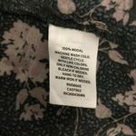 Melrose and Market Womens Blouse Top Long Bell Sleeve Open Back Floral Green 3X Photo 4