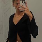 Stradivarius  black linen blouse  Photo 0