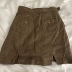 Italian Vintage Skirt Brown Size 2 Photo 0