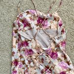 midi floral sun dress with slit Multi Photo 6