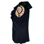 Alice + Olivia Vintage  Sleeveless Silk Ruffle Waistcoat Womens Medium Victorian Photo 10