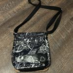 Sakroots  Artist Circle Small Messenger‎ crossbody Bag- PEACE- Black/white Photo 2