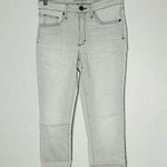 Spanx Women's Gray Ultra Light Wash Denim The Slim-X Cropped Jeans Size 29 Photo 0