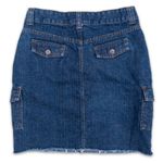 Arizona Jeans Girls Size 12 Denim-on-Denim Mini Skirt Western Country Concert Y2K Blue Jean Photo 1