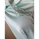 Vanity Fair Vtg L/S Nightgown Medium Blue EUC Button Down Modest,Sleepwear Photo 3