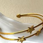 Gold tone Star Cuff Bracelet Photo 6