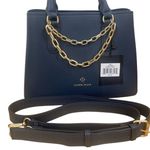 Nanette Lepore NWT Midnight Navy 2-way Crossbody Top Handle Handbag Shoulder Bag Satchel Photo 1