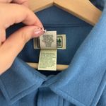 L.L.Bean VTG Mens Blue Cotton Flannel Chamois Outdoor Hunting Button Down Shirt Photo 4