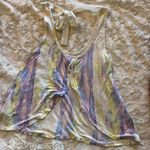 Kimchi Blue Pink Open Back Crop Top Photo 1