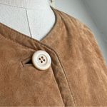 Etienne Aigner 1980s Suede Vintage Tan Jacket size 10 Photo 5
