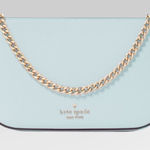 Kate Spade  Light Blue Pochette with Gold Chain Photo 0
