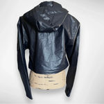 Fabletics  Kenna Navy Blue Cargo‎ Convertible Rain Jacket Small | EUC Photo 10