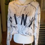 PINK - Victoria's Secret Pink Marbled Cropped Sweatshirt Photo 0