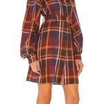 𝅺NWT PETERSYN Adele Shirt Dress Gotham Plaid Small Photo 1
