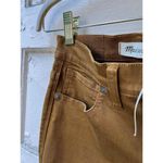 Madewell NWT High rise cotton stretch button front skinny cedar color jeans 23 Photo 7
