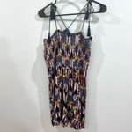 Xhilaration Tribal print strappy smocked halter romper size large Photo 3