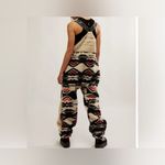 NWOT Free People FP Movement Hit The Slopes Printed Salopette Black combo XS S M Size M Photo 11