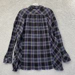 Free People Juniper Ridge Snap Side Plaid Button Up Shirt Boho Grunge Women's S Photo 1