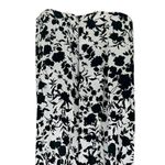 JG Hook Midi Dress Size 10 Black White Floral Button Front Sleeveless Scoop Neck Photo 3
