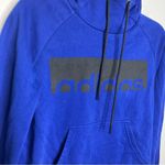 Adidas  high low pullover hoodie royal blue black size medium‎ Photo 1