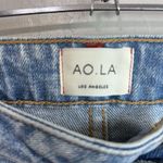 Alice + Olivia  Embroidered Jeans Womens Size 26 Blue Boho Flower Hippie Skinny Photo 6