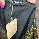 Bloomchic  Black Dress with Gold Accents Photo 3